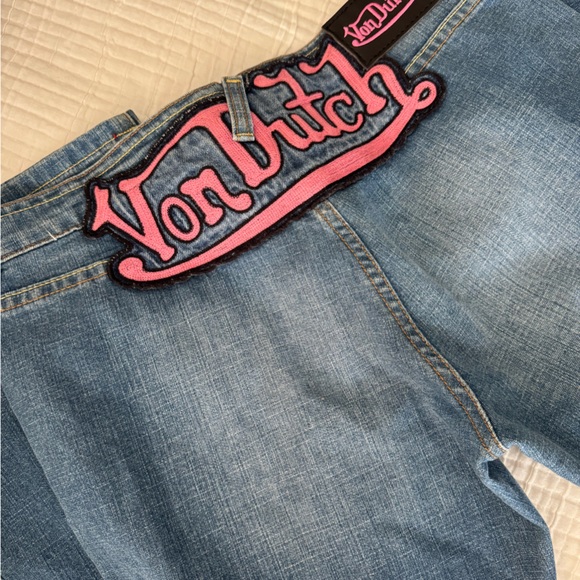 Von Dutch Denim - SOLD Von Dutch Gadzooks Embroidered Jeans NWT